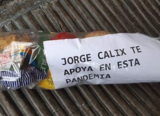 Jorge Calix denuncia que los cachurecos están regalando comida en su «nombre»