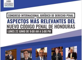 CN realizara Congreso Internacional juridico sobre Derecho Penal.