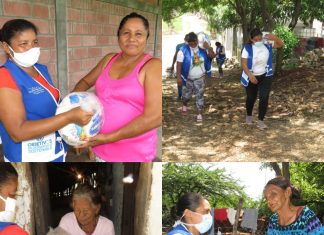 Tomas Zambrano gestiona con el proyecto vida mejor alimentos para los pobladores de la comunidad del chiflon en Nacaome, Valle.