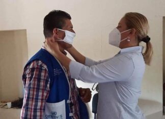 La mascarilla de Sara.