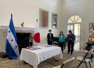 Japon dona 9 millones de dólares a Honduras para el combate al COVID 19.