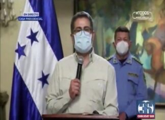 Juan Orlando Hernandez anuncia que entregara la Presidencia el 27 de enero de 2022.