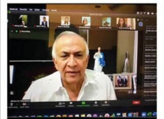 Mauricio Oliva celebra con mas de 500 jóvenes el día internacional de la juventud.