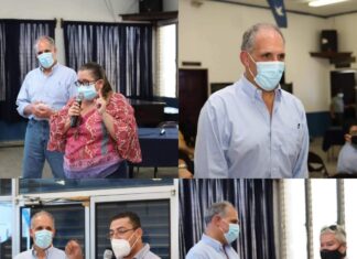 Tito Asfura promueve política de transparencia con alcaldes de Cortes.