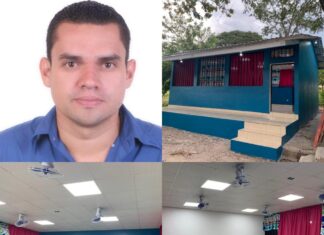 Por Gestión del Diputado Tomas Zambrano se concluye con la construcción de aula escolar en Aramecina.