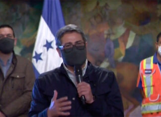 Gobierno anuncia la ejecución de 100 millones de Lempiras en reconstrucción vial en lugares dañados por ETA.