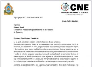 CNE determina devolver al RNP base regístrales de ciudadanos enrolados por miles de inconsistencias.