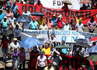 La FOMH anuncia movilizaciones,pero dirigentes están a favor que se drenen fondos del magisterio