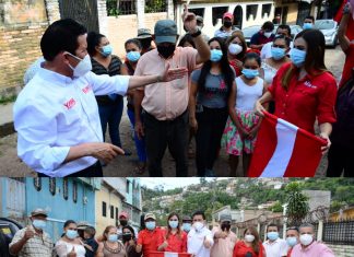 Eliseo Castro no ha parado, realiza intensas jornadas políticas en barrios y colonias de la capital.