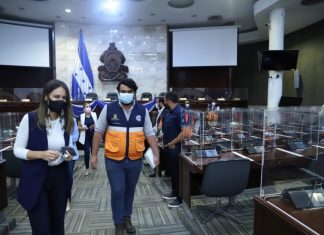 Copeco y Sinager en labor de supervisión en el CN para retorno de sesiones presenciales