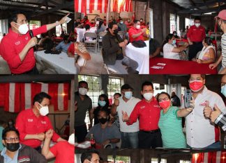 56 barrios y colonias de la capital ofrecen apoyo total a Eliseo Castro y al Partido Liberal.