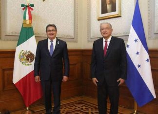 Presidente Hernández propone a su homologo de México plan conjunto de la región para hacer frente al cambio climático