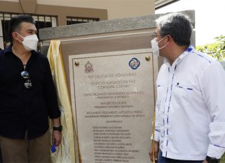 Rolando Argueta en campaña abierta para reelegirse como Presidente de la Corte.