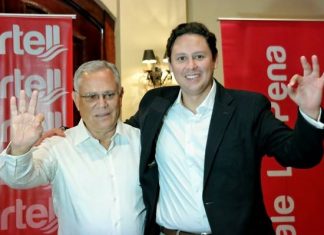 Eduardo Martell sigue desafiando a los Liberales y anuncia alianza de hecho con PSH y Libre.