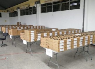 Material a utilizar en el TREP ya esta en Honduras:CNE