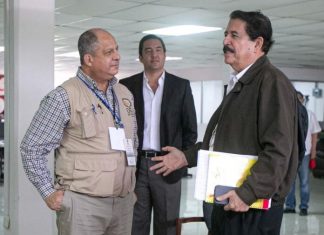 Mel advierte a la OEA y Union Europea sobre los riesgos que asechan el proceso electoral.