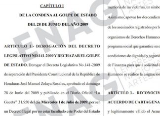 En medio de denuncias de ilegalidad el Diario Oficial la Gaceta publica la amnistia que favorece a presos politicos