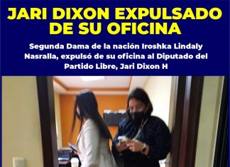 Jari Dixon denuncia que le quitaron su oficina para entregársela a la diputada Iroshka Elvir