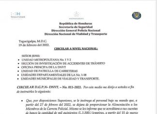 Denigrante, Presidenta Xiomara Castro ordena destinar 16 lempiras por tiempo de comida a los miembros de la Policía Nacional.