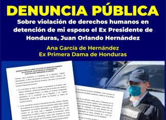 Se violento los Derechos Humanos en el proceso de detención de mi esposo: Ana Garcia ex primera Dama