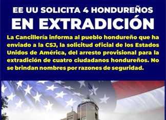 En vilo la clase politica y empresarial de Honduras ante cuatro ordenes de extradicion solicitas por los EEUU