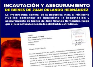 El aseguramiento de los bienes de JOH pide la PGR al Ministerio Publico