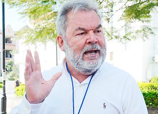 Atentan contra la Municipalidad de SPS, alcalde Roberto Contreras denuncia que se trata de una accion criminal contra su administracion.