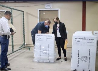 CNE traslada material a Duyure Choluteca donde el PN no participara en el proceso electoral por conciderar ilegal