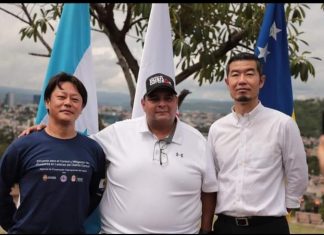 Alcalde Aldana y director de JICA inauguran sistema de monitoreo y alarmas en zonas vulnerables