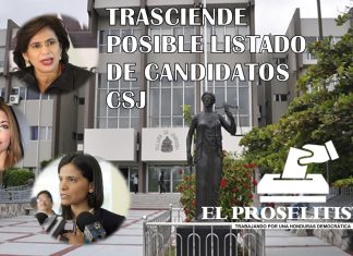 Trasciende listado de futuros magistrados de la CSJ
