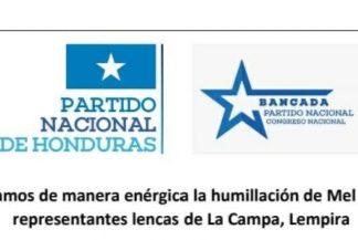 Bancada del PN en el Congreso Nacional condena el trato humillante de Mel contra los lencas de Lempira