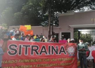 SITRAINA exige reajuste salarial de L3,500