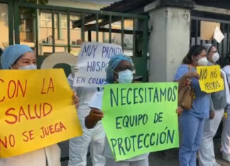 Caos en Honduras ¡¡ Personal del IHSS se suma este lunes al llamado de protesta convocado por el Colegio Medico.
