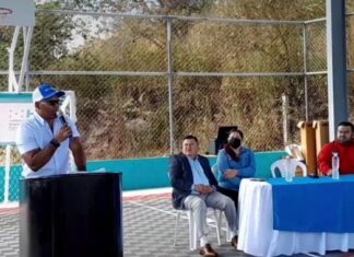 CONDEPOR reinaugura cancha multiusos en Col. Hacienda Real
