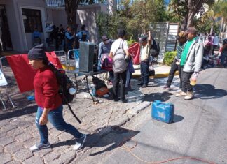 Pobladores de Ciudad «Mel Zelaya» exigen volver a las tierras de donde fueron desalojados