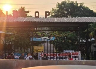 Sindicalistas del INFOP alcanzan seis días de protestas, hoy un contingente policial resguarda instalaciones.