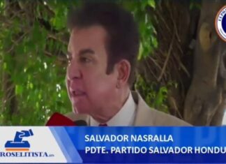 Mel es un estafador del pueblo hondureño que a usurpado el poder : Nasralla