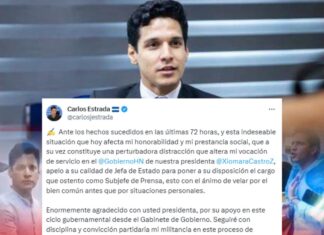 La renuncia de Carlos Estrada tras incidente con la Policia acentua la mediocridad que impera en el gobierno de Xiomara Castro
