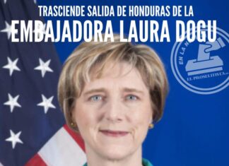 Trasciende que embajadora de los EEUU Laura Dogu salió del país