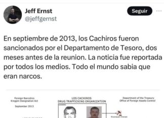 Dos meses antes de la reunion de Carlos Zelaya y Adan Funez con los Cachiros EEUU los sanciono por ser narcos:Jeff Ernst