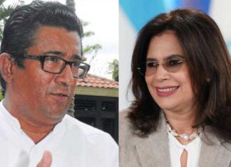 Rixi Moncada arremete en contra de Quintin Soriano y le pide a sus parciales en Choluteca que lo saquen de la Alcaldía