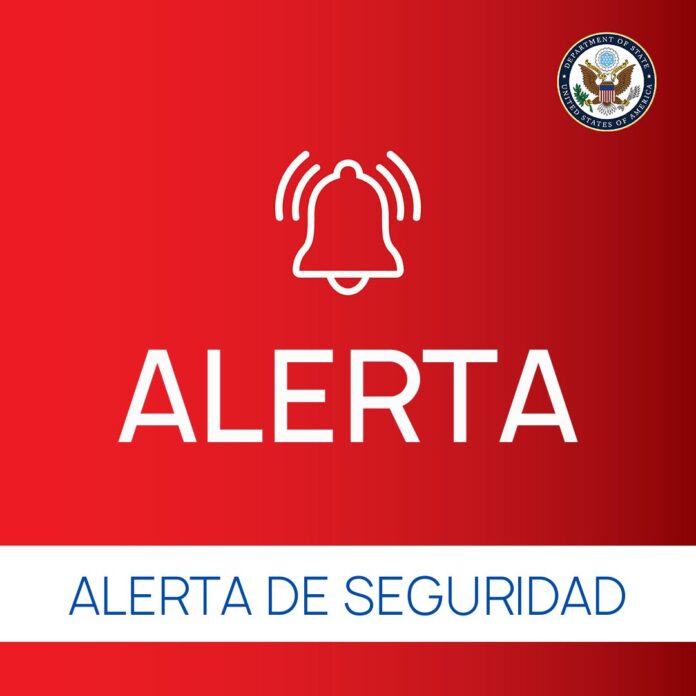 ALERTA TIROTEO EMBAJADA AMERICANA