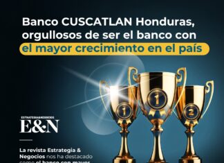 Banco CUSCATLAN Honduras es reconocido como el banco con el mayor crecimiento en el país