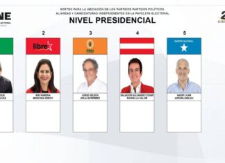 CNE realiza sorteo para posición en las papeletas