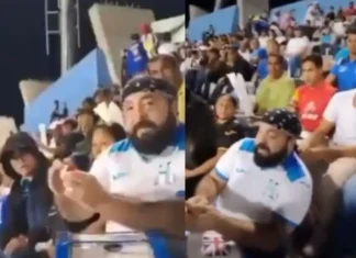 Aficionado le grito a Redondo que es corrupto y mandadero de Mel Zelaya