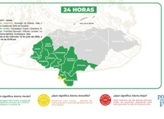 Copeco amplía alertas en Honduras por lluvias y fuerte oleaje