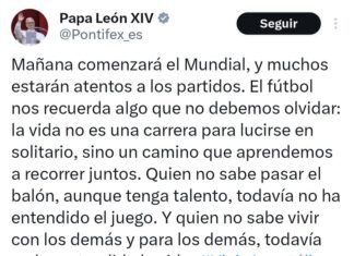 Papa León XIV destaca el Mundial como ejemplo de unidad y solidaridad