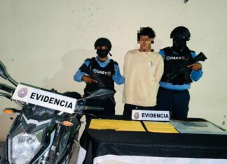 DAET captura a presunto recolector de extorsiones de la Pandilla 18 en Tegucigalpa