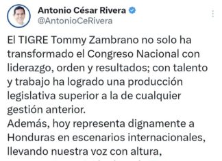 Antonio Rivera destaca representación de Honduras en foro internacional celebrado en Marruecos