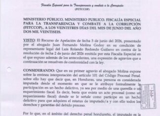 Ministerio Público rechaza apelación de Luis Redondo para acceder a expediente de investigación